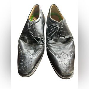 Florsheim Black Leather Men's Shoes Size 11.5 (Used - Good Condition)